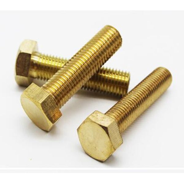 Quality Din 933 Iso 4017 Hex Head Cap Screw Brass M3 - M20 Fully Threaded for sale