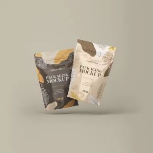 Resealable Food Grade Packaging Stand Up Pouch Matt Surface Zipper Bag With