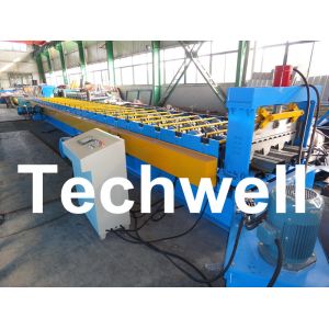 24 Forming Station Decking Floor Roll Forming Machine With PLC Control System