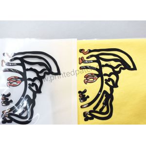 Raised Stretchable Silicone Heat Transfer Sticker OEKO-TEX