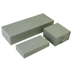 Custom Printing Hard Rigid Cardboard Luxury Sliding Box With Ribbon Rope Gift