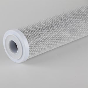 10 W 20 Inch PP Carbon Block CTO Water Filter Cartridge for Water Pre-Filtration