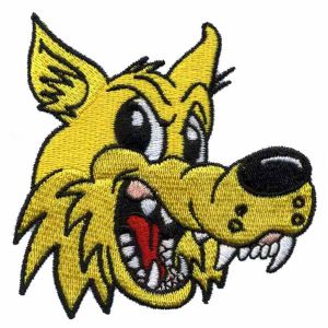 Wholesale Machine Embroidery design digitizers wolf WCR10901 for T - Shirts and Blanket from china suppliers