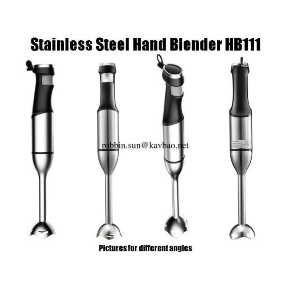 HB111 Stainless Steel Stick Blender With Chooper and Processing Bowl HB111 Stainless Steel Stick Blender With Chooper and Processing Bowl