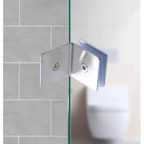 High Accuracy Shower Room Accessories Precision Casting Frameless Shower Door Clamps