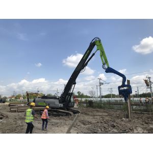 3.15T Excavator Mounted Pile Driver For Environment Friendly Construction