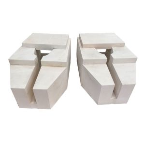 Bulk Density ≥3.95g/cm Fused Cast Zircon Mullite Refractory Bricks For Glass