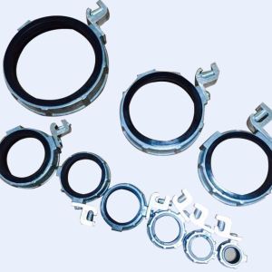 5" 6" Insulated Conduit Bushing Alu Zinc Malleable Material With Grounding