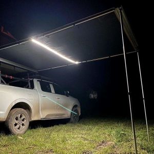 Aluminum Hardshell 4x4 Side Awnings Roof Rack Side Tent For Camping