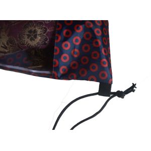 100% polyester full printing transparent see through window string drawing bag