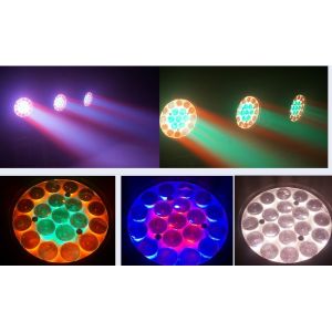High Brightness 19pcs Led Wash With Zoom Beam Moving Head Light