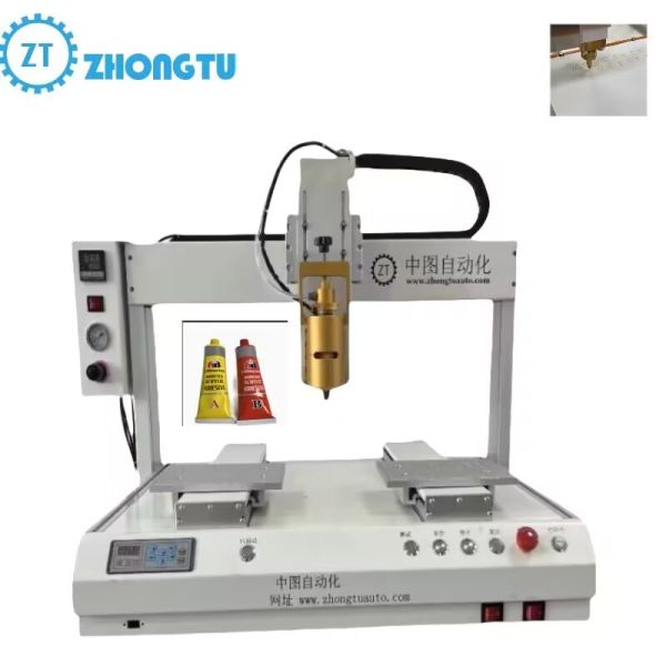 Quality 110V-220V Zhongtu Automatic Glue Injection Machine with ±0.01ml Dispensing Accuracy and Easy Operation for sale