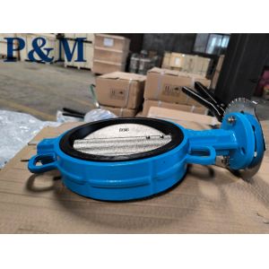 resilient seal PN16/150LB butterfly valve with pin