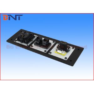 Multifunctional Multimedia Wall Socket Plates With Aluminum Alloy Panel