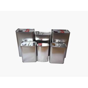 2000ml Small Rectangular Tin Containers Automobile Paint Empty Tin Cans