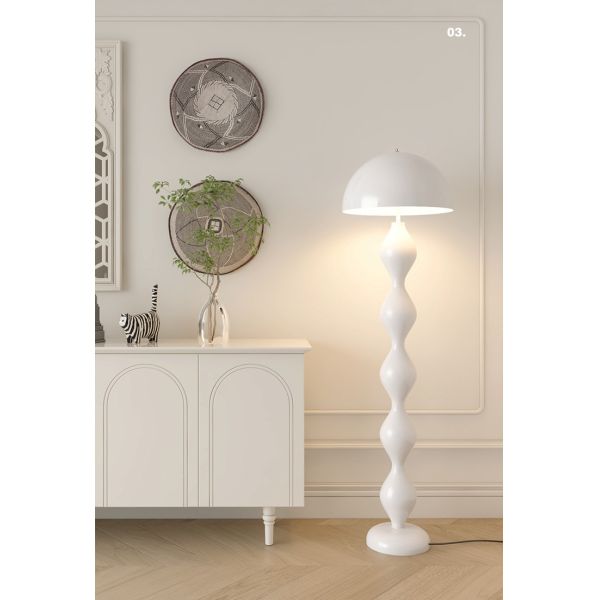 Retro Mushroom Floor Lamp Nordic Simple Living Room Sofa Exhibition Hall Decoration Lamps