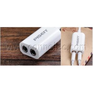 Brand new and original Pisen earphone adapter for Iphone & Ipad, Pisen earphone
