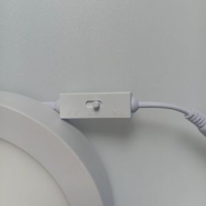 Round surface mounted led light with smd2835 3CCT 3000-6500K selectable with