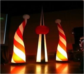 Quality Outdoor Inflatable Lighting With Color Changing For Advertising for sale