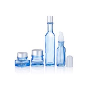 40ml 100ml 120ml Glass Perfume Bottles Screw Cap Face Cream Emulsion Storage