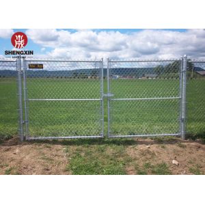 Durable 75x75mm Chain Link Mesh Fence PVC Coated Diamond Mesh