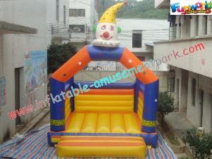 Wholesale PVC Clown Commercial Bouncy Castles , Promotional Inflatable Bouncy House from china suppliers