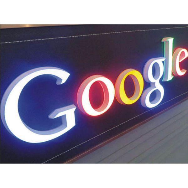 Factory Direct Sale Outdoor Light Up Letter Company Logo 3D Led Backlit Letter Sign