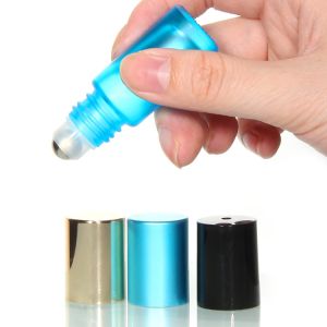 Custom 5Ml 10Ml 15Ml Glass Perfume Roll On Bottle With Stainless Steel Roller