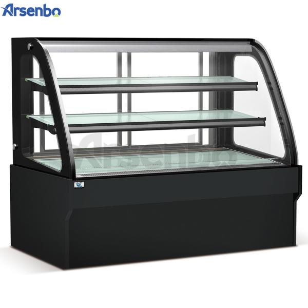 Quality 310L Practical Small Cake Display Counter Fridge Microcomputer Control Temp for sale