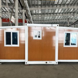 Double wing foldable container house Three-in-one mobile expandable house