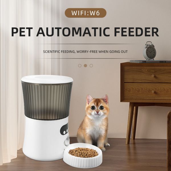Glomarket Smart Tuya Pet Automatic Feeder Wifi 6L Dog Cat Food App Remote