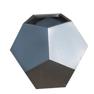 Garden stainless steel irregular planters and flower pots