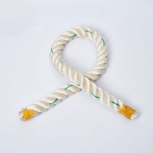 100% Nylon Three Strand Polyester Rope , Offshore Mooring 3 Strand Anchor Line