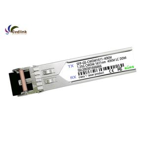 CWDM 1.25G 1611nm SFP Fiber Transceiver Module Duplex LC