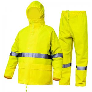 China Athletic Reflective Rain Jacket Cycling Men'S Rain Suit Windproof Class 3 Rain Coat on sale