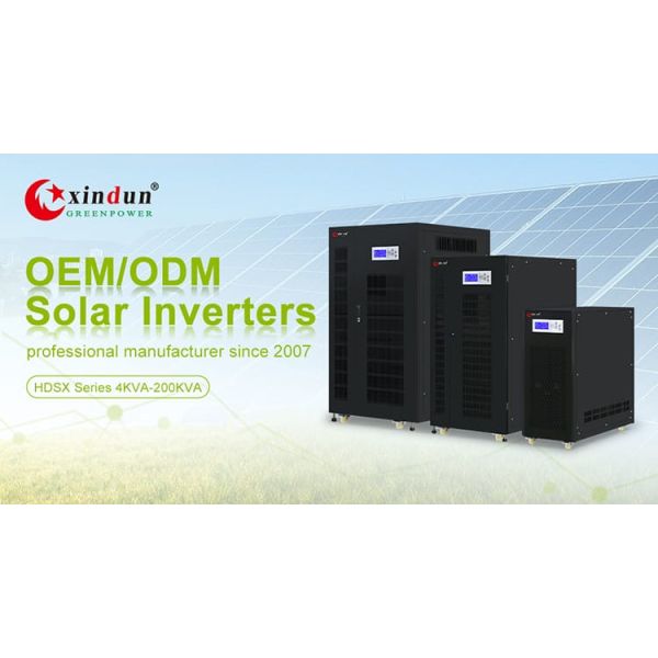 HDSX Solar Inverter DC to 3 Phase AC Inverter Price 30Kw 40Kw 50Kw 60Kw