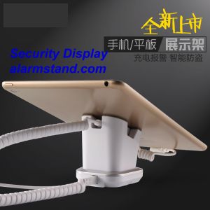 COMER cable locking devices for gsm tablet stand anti theft alarm system table