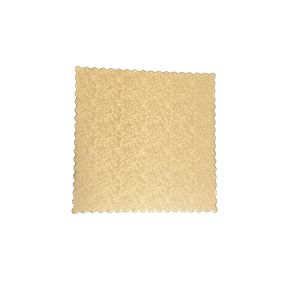 Disposable Embossed Foil Paper Square Cake Board