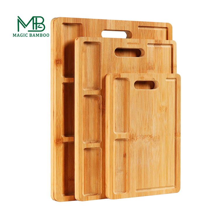 Large Bamboo Cutting Board for Sustainable Chopping Performance and Efficiency
