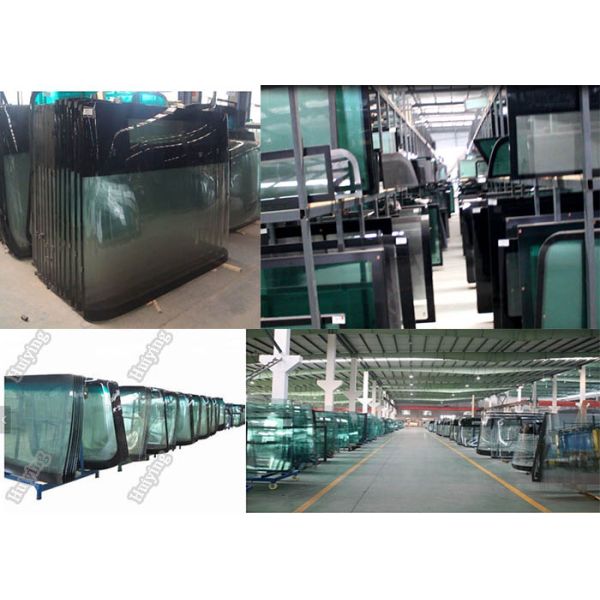 Custom Side Window Flat Windshield Glass , Vehicle Side Glass Replacement Anti Glare