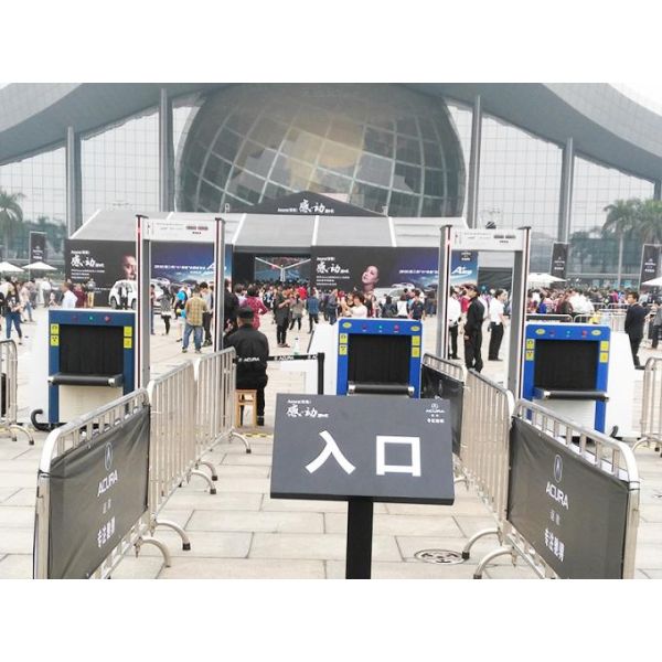 43 mm Steel Penetrate X Ray Baggage Scanner Machine In Subway Metro Railway