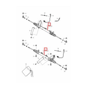 For Bentley Mulsanne Inside Tie Rod Ball Joint Kit OEM 3Y1422075D 3Y1422075E
