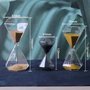 Gold Glass Hourglass 5 Minutes 15 Minutes 30 Minutes Diamond Hour Glass Free