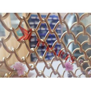 Chain Link Metal Mesh Curtain With Beautiful Color As Draper For Hotel