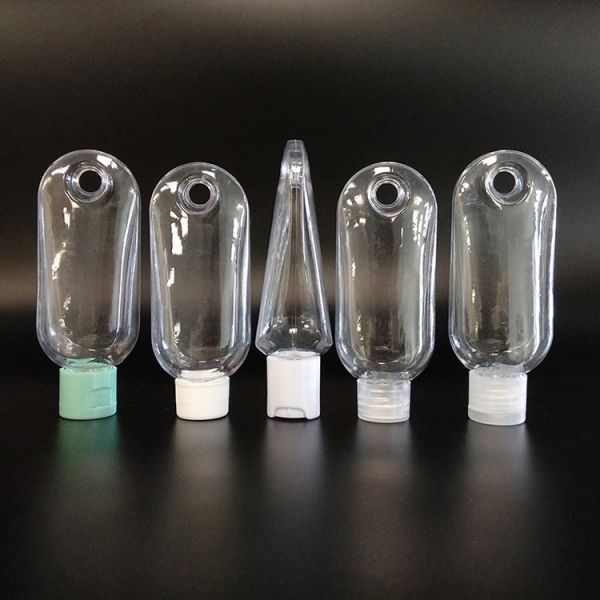 Quality Clear Plastic Cosmetic Bottles With Collars In 30ml 50ml And 60ml Sizes for sale