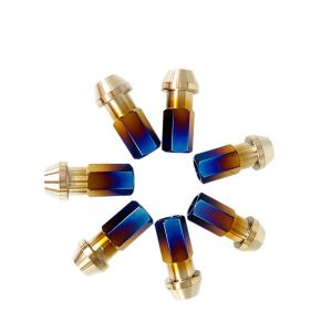 Titanium Wheel Lug Bolts M24x1.25 Titanium Bolts Cold Heading