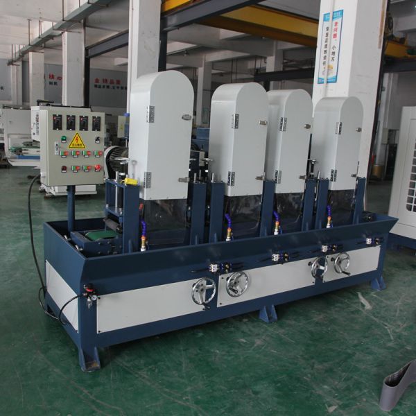 4 Heads Polishing Lock Panel Automatic Drawing Machine PLC Continuous