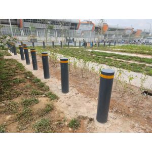 219mm Diameter Crash Rated Remote Control Bollards Parking Security Post