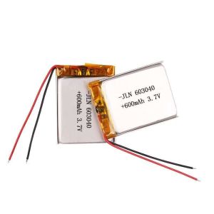 600mAh 3.7 V Rechargeable Lithium Polymer Battery