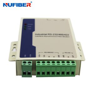 Fiber Modem RS485/422/232 to Fiber Converter Din Rail Mount RS485 over ST Fiber